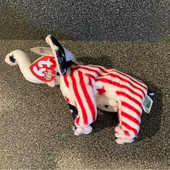 NWT Vintage "Righty 2000" Beanie Baby. Date of birth 7/4/2000. - Picture 2 of 15